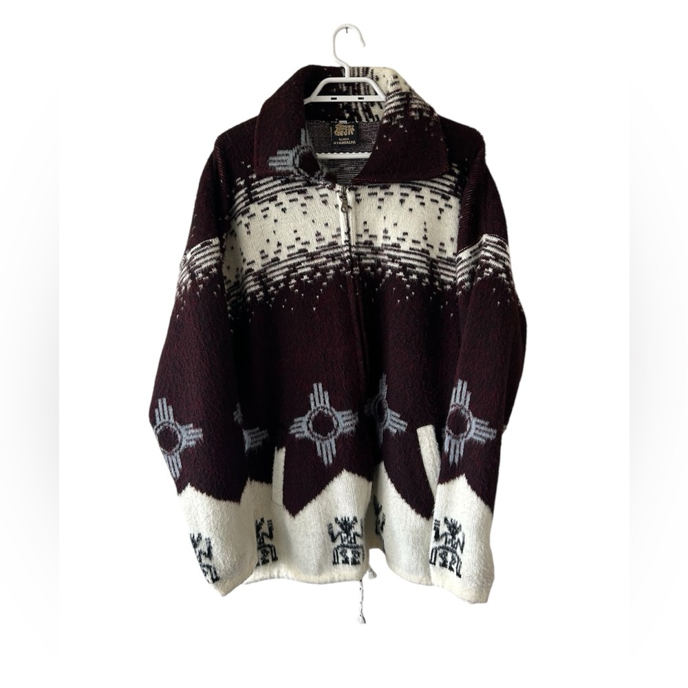 Tejidos Atahualpa Ecuador Wool Sweater Size L